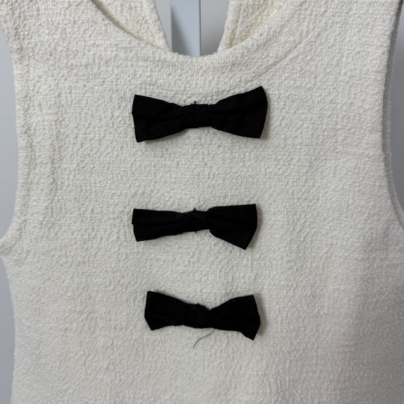 Zara Textured Bow Dress size 9 kids - Picture 2 of 5